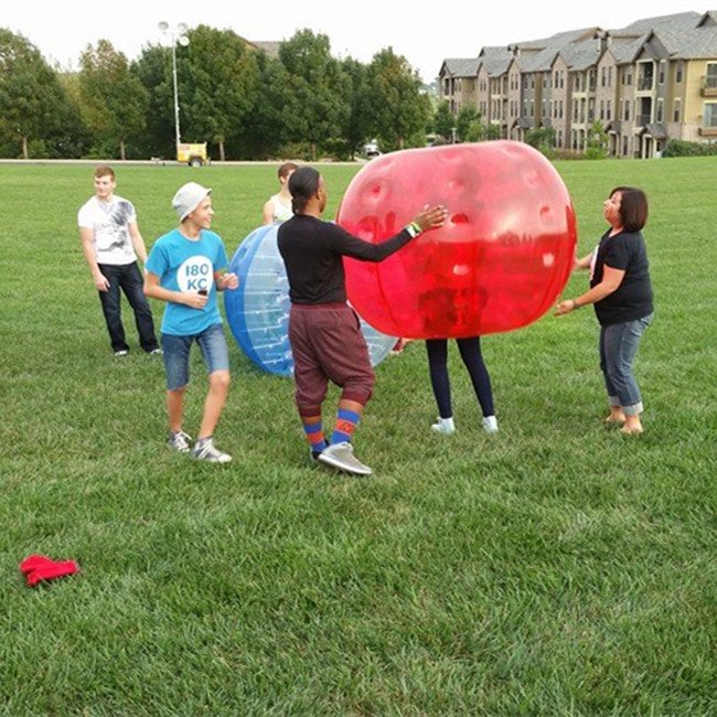 Human Sized Inflatable Bumper Balls Suite Soccer Bubble Body Zorb Rolling Ball for Sale