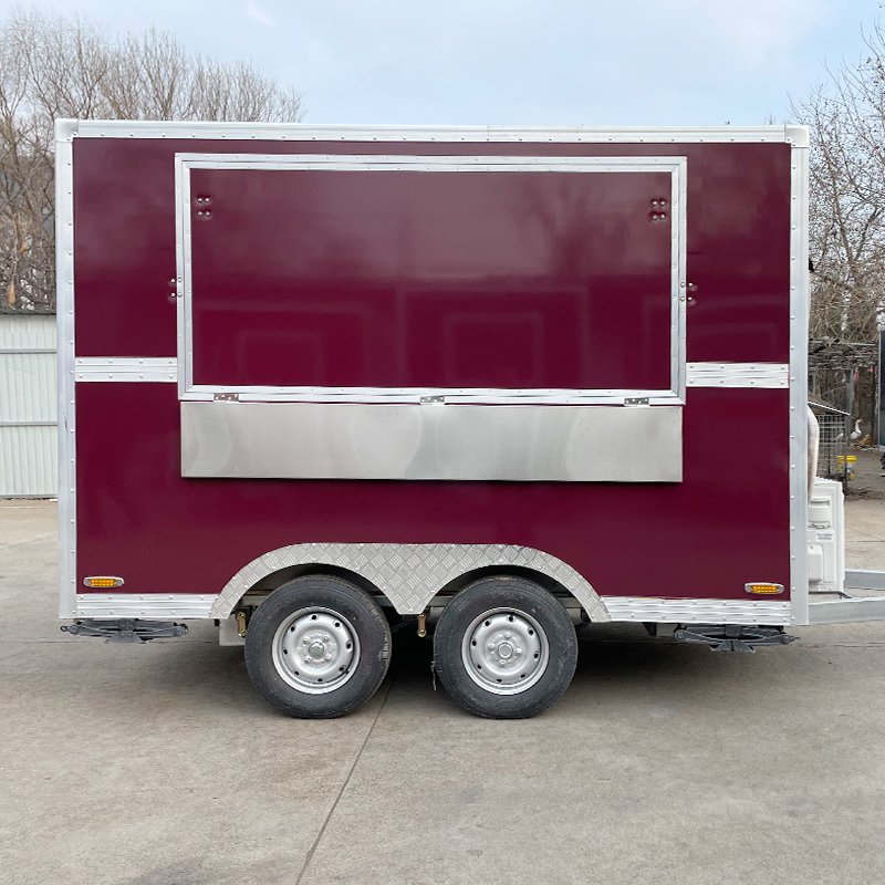 Sandwich Food Truck Churros BBQ Coffee Fast Food Trailer Mobile Kitchen Trailers for Sale