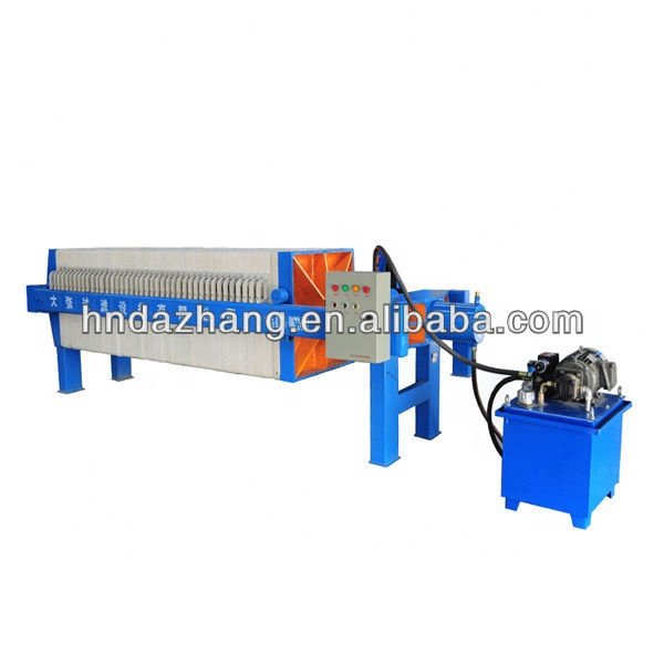 DZ Filter Press Is Used in Industrial Wastewater Treatment Process Line Filtro Prensa Para Aguas Residuales