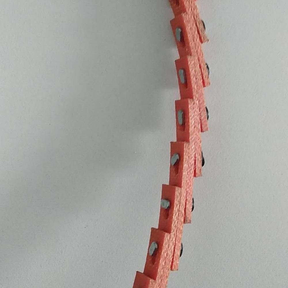 Accu-link adjustable link v-belt red/orange color Z10 power twist plus link v belt for power transmission