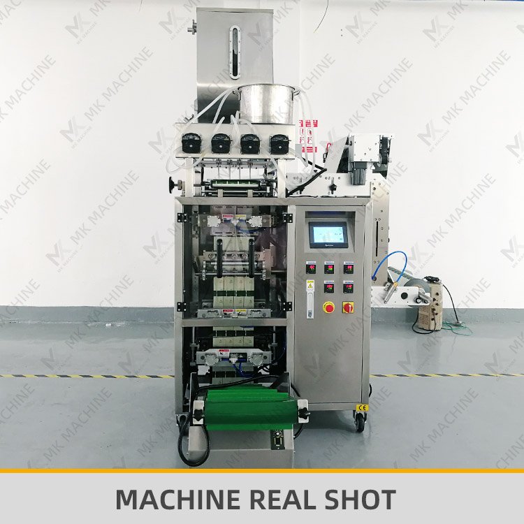 Automatic Multi-lane 2ml 5ml Small Stick Sachet Liquid Foundation Emulsion Cosmetic Sample Body Lotion Cream Packing Machine