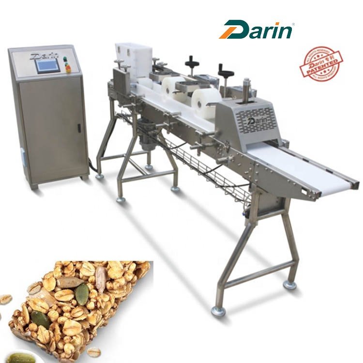Buhler Type SnackFix Bar Mini Granola Bar Forming Machine With Auto Packing Line Small Floor Space Low Investment