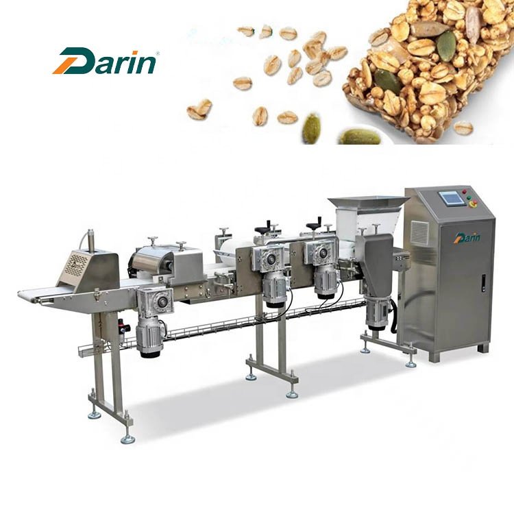 Buhler Type SnackFix Bar Mini Granola Bar Forming Machine With Auto Packing Line Small Floor Space Low Investment