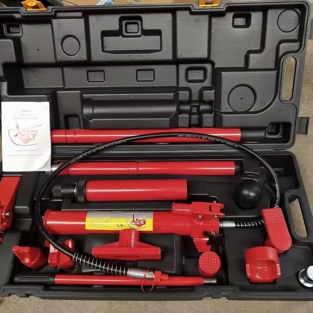 Factory Supply 10T/20T Vehicle Equipment Automobile Maintenance Lifting Tools Auto Body Repairing Kit Power Hydraulic Jack