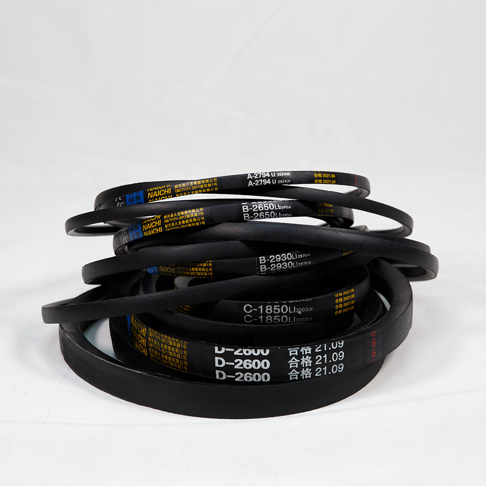 Classical rubber banded v-belt wrapped High Quality Rubber Classical Wrapped V-Belt A B Type For Transmission
