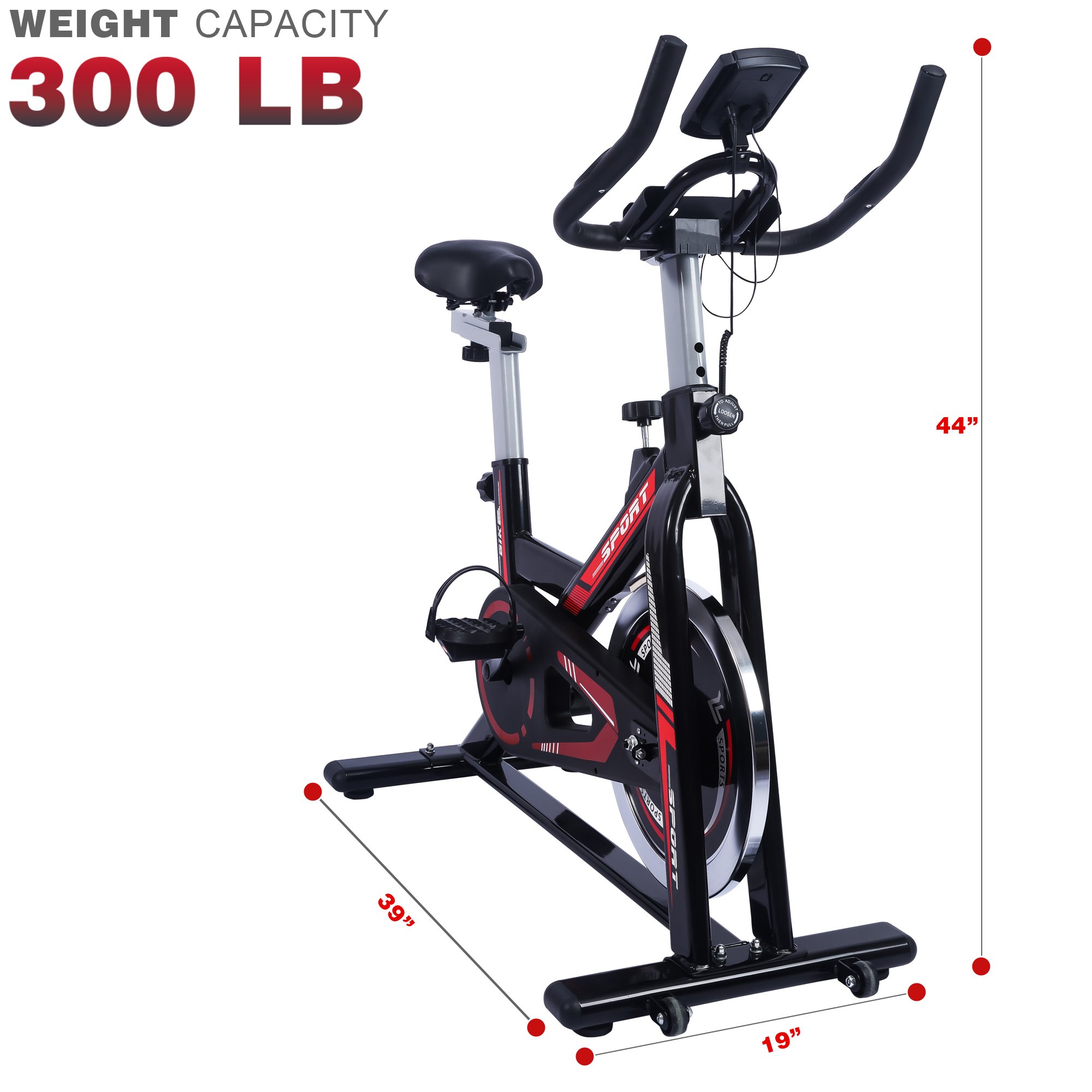 Professional Spinning Bike Bicycle Silent Cycling Spin Gym Stationary Bike for Exercise for Home Indoor Fitness Equipment