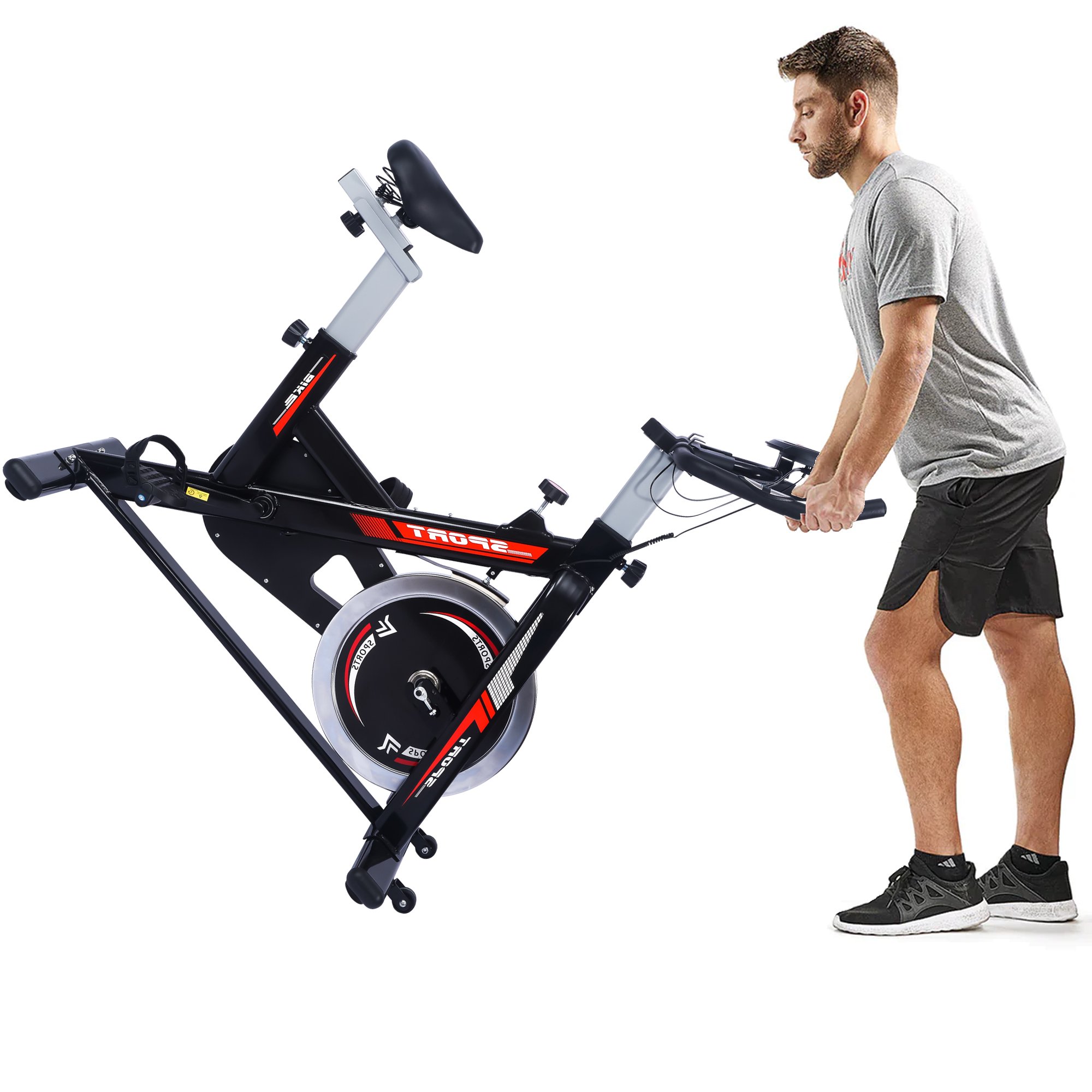 Professional Spinning Bike Bicycle Silent Cycling Spin Gym Stationary Bike for Exercise for Home Indoor Fitness Equipment