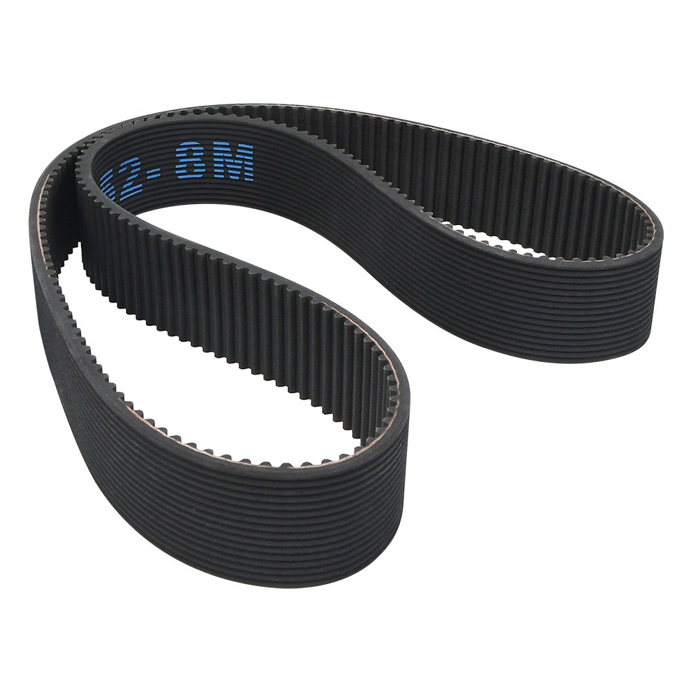 food industry high performance rubber toothed timing belt coated ribbed belt flour machine belt