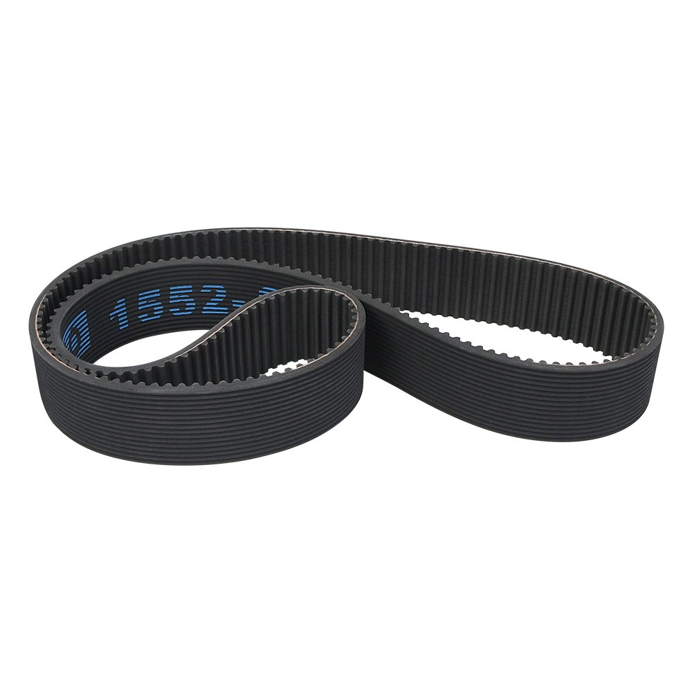 food industry high performance rubber toothed timing belt coated ribbed belt flour machine belt