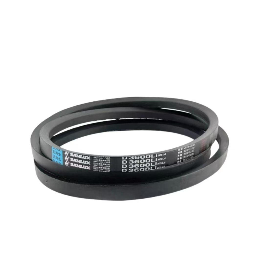 industrial Rubber Transmission Belt D Type Rubber Wrapped V Belt Rubber Conveyer Transmission Belts