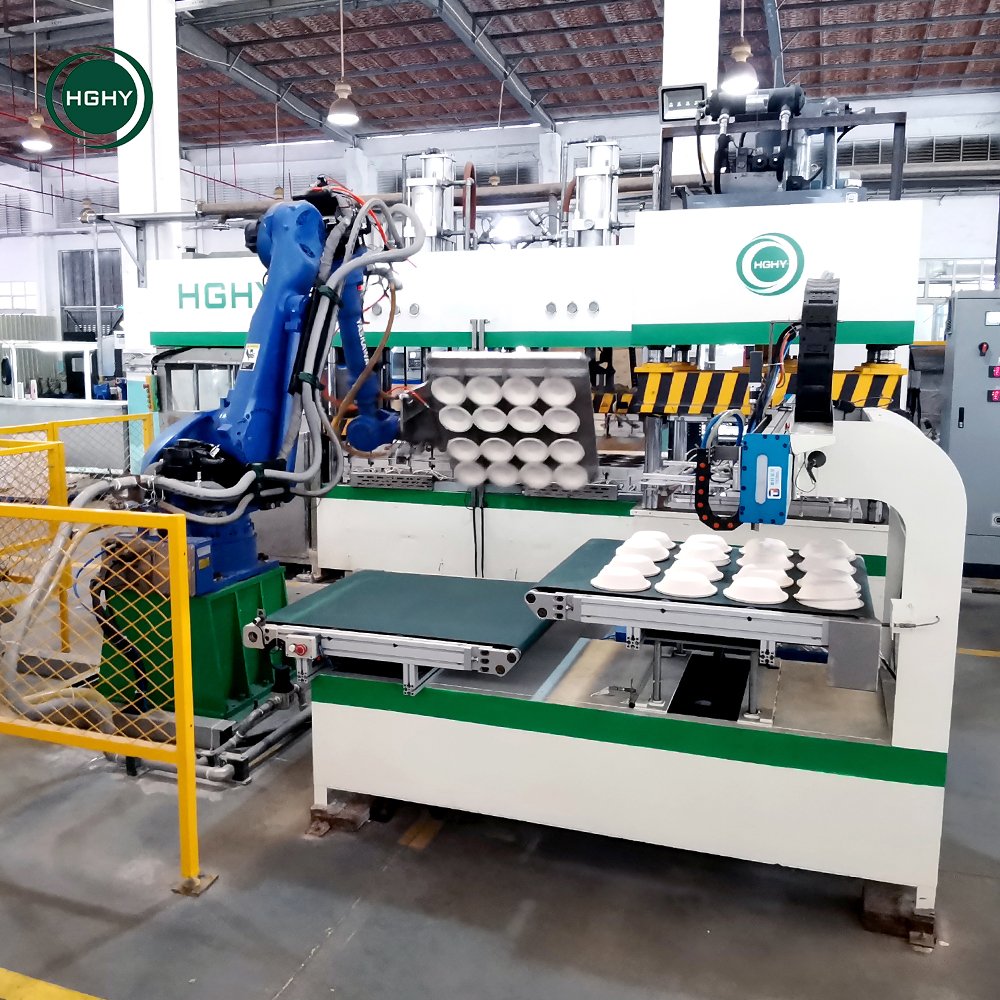 New Production Line Bamboo Fiber Plate Making Machine Paper Cup and Plate Equipment Machines for Biodegradable Plates