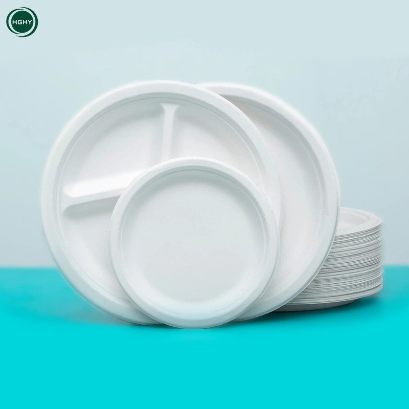 New Production Line Bamboo Fiber Plate Making Machine Paper Cup and Plate Equipment Machines for Biodegradable Plates