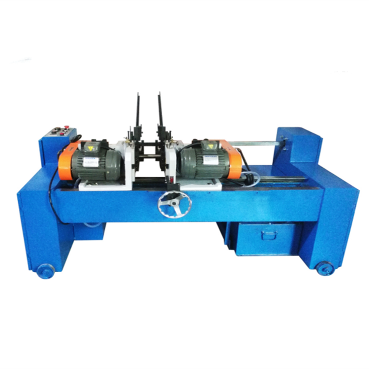 CNC automatic double-head chamfering machine for solid pipe rod end finishing chamfering equipment