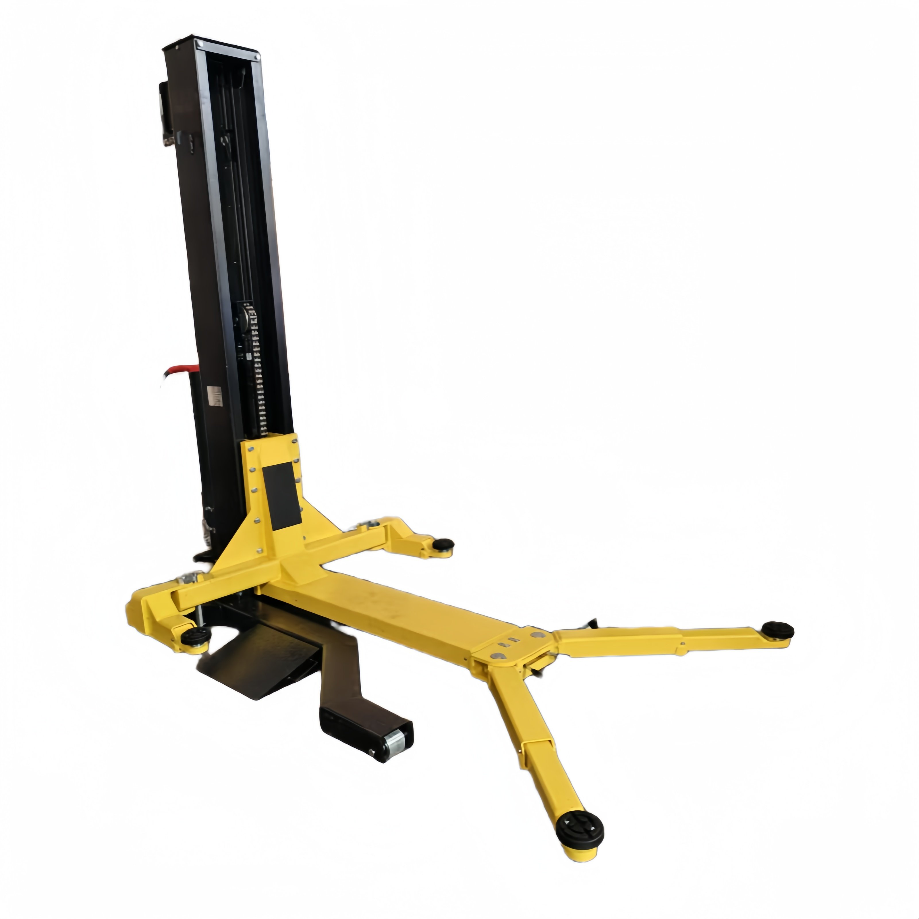2.5/3T Movable Portable One Post Hydraulic Car Lift Auto Hoist with CE Certification Shanghai Fanbao QJY2.5-H