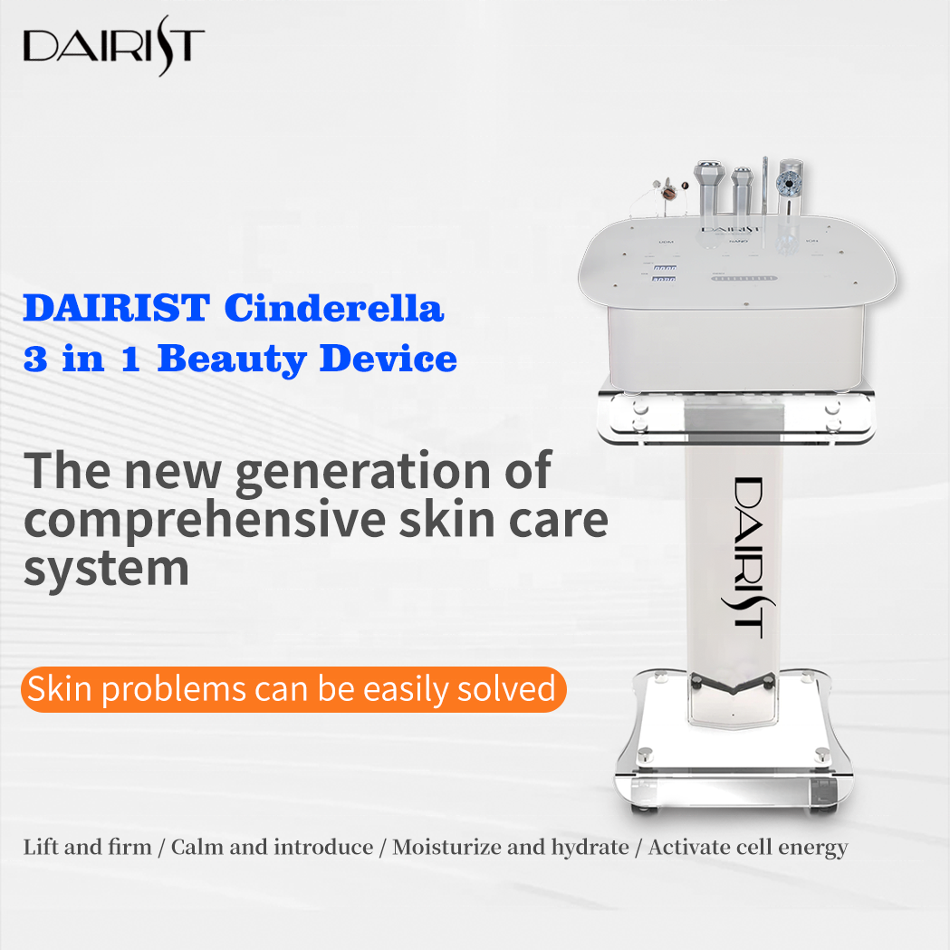 DAIRIST 2024 Cinderella 4-in-1 Beauty Device UDM Lifting Nano System Silver Ion Mask Repairing Detox Anti-Aging Face Neck