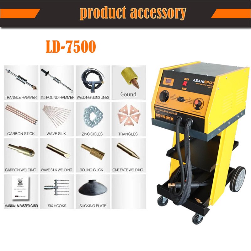 One Face Spot Welding Machine / Car Body Spot Welder for Car Body Panel Repair