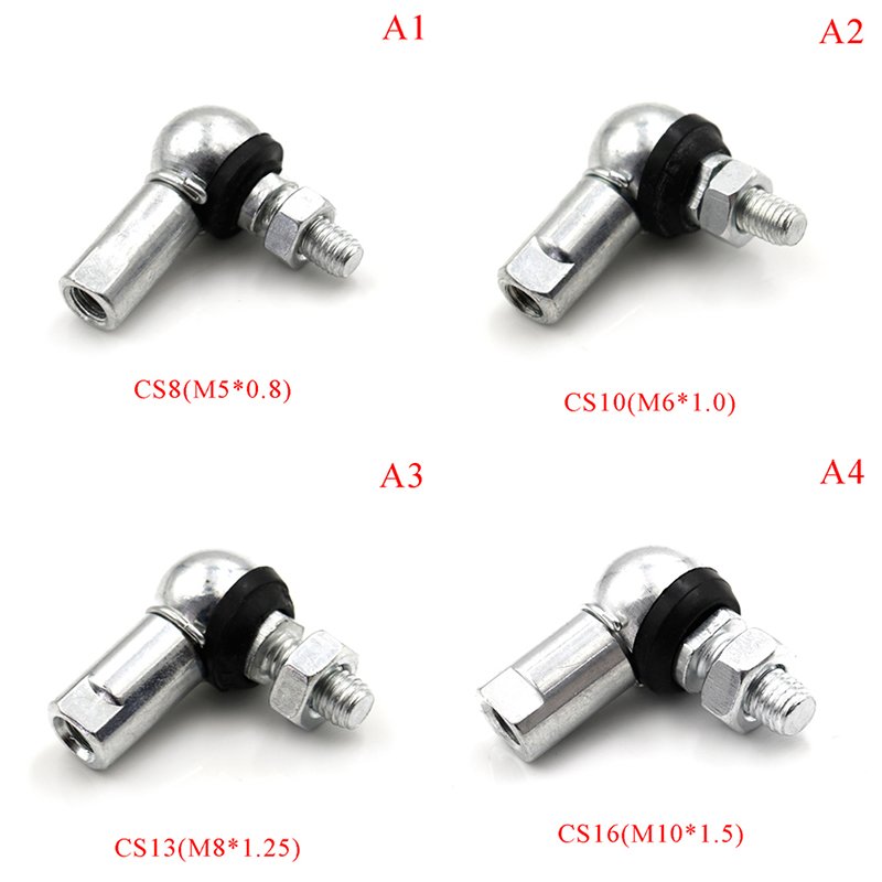High Quality Right Hand CS10 Ball Joint Rod End Bearing for Auto Ball H M5 M6 M8 M10 Right Angle CS8/CS13/CS16 Carbon Steel