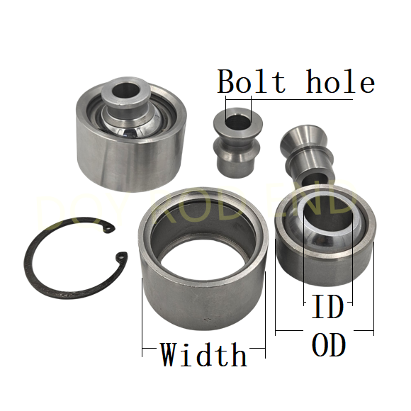 High Quality Rotulas Uniball Joints Rod End Spherical plain Bearings With Weld Cup Hcom16t Wpb16t Ucb16