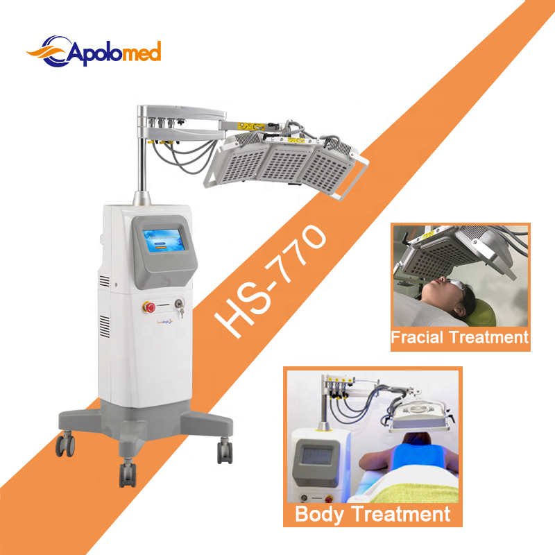 Reduction of Inflammation for Pain Relief Machine Pdt Led Therapy Machine Red Light Bio Light Laser Blue Near Infrared