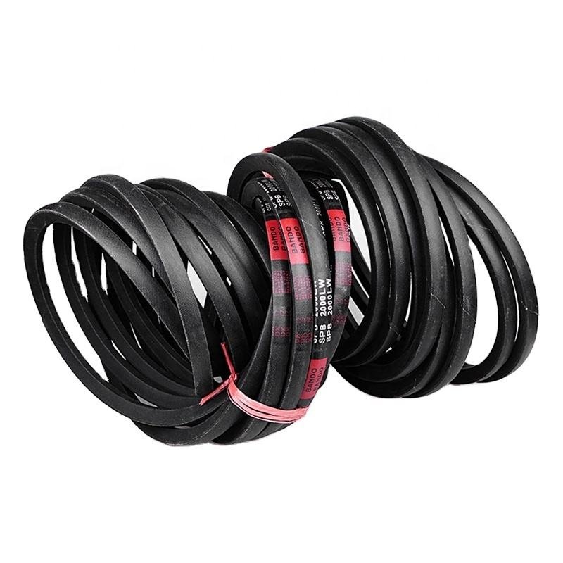 Auto Motorcycle Transmission Rubber Wrapped Metric Narrow V-Belt SPA SPB SPC SPZ Automotive V Belts
