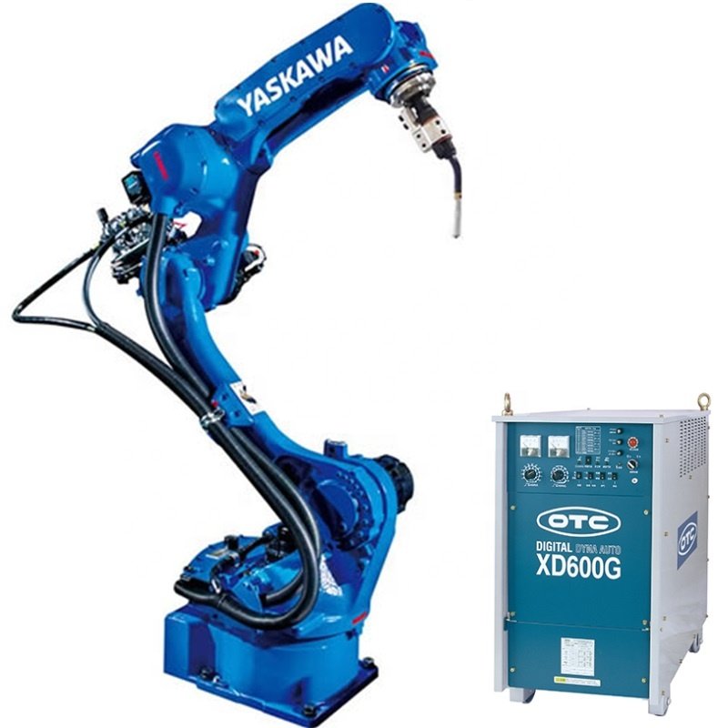 YASKAWA Industrial Robot AR 2010 With TBI Welding Torch and OTC Welders and Rails System for Mig Mag Tig Welding Robot Solution