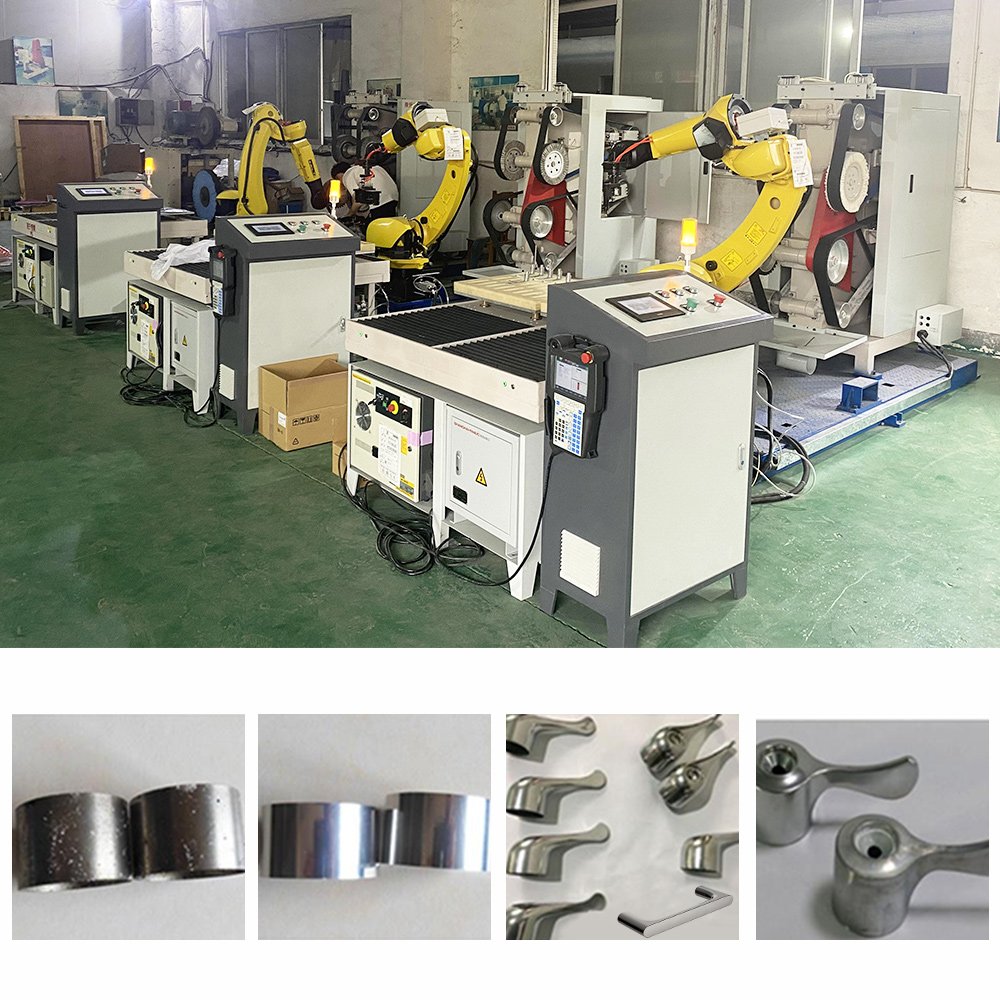 Polishing Grinding Fully Auto Polish Machine for Stainless Door Handle Brass Faucet Automotive Parts Accessories