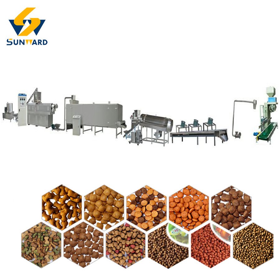 Automatic Floating Fish Food Production Line Pellet Fish Feed Making Machine