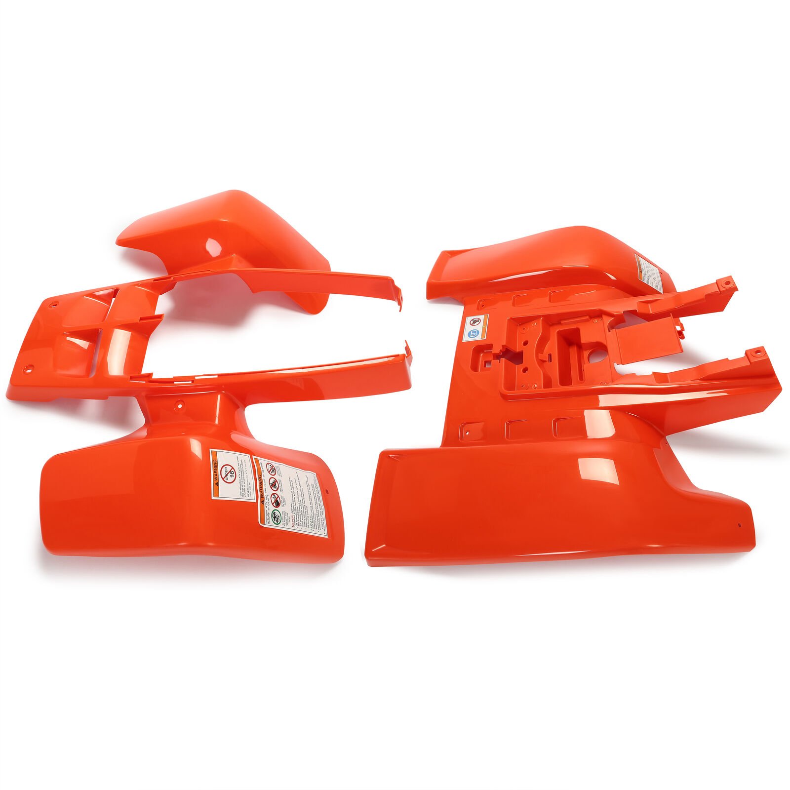 For 87-06 Yamaha Banshee 350 YFZ350 Orange Front & Rear Fenders Plastic Body Kit