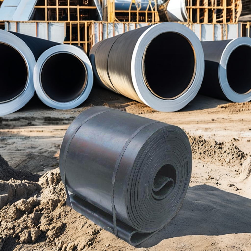 High Quality Custom Processing Industrial Non-Stick Conveyor Rubber Belts Custom Cutting Moulding Services Mining Transmission