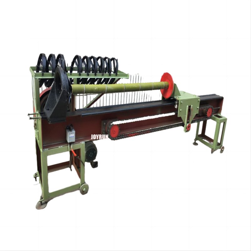 Automatic Bamboo Splitting Breaking Cutting Machine / Auto Bamboo Splitter Cutter