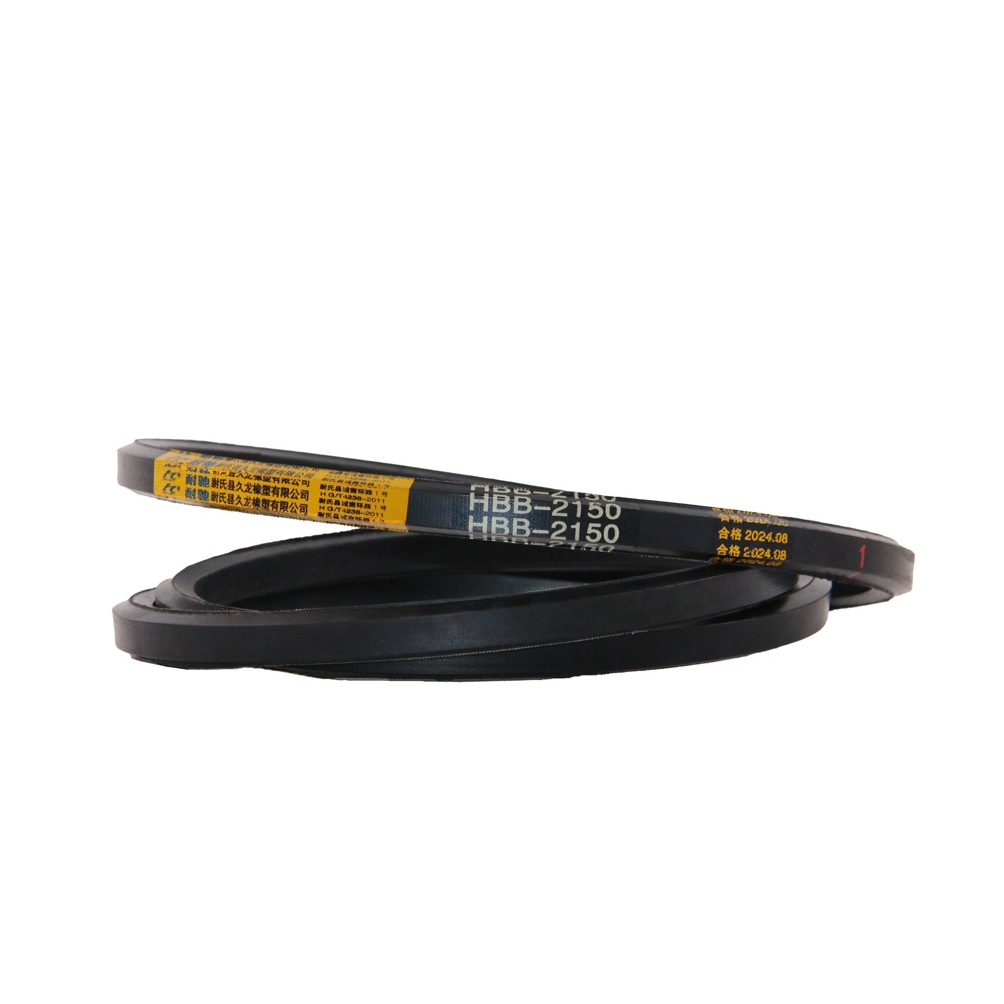 Hexagonal double sided v belt AA BB CC fan belt in China classical wrapped v belt for conveyor lines HBB2150