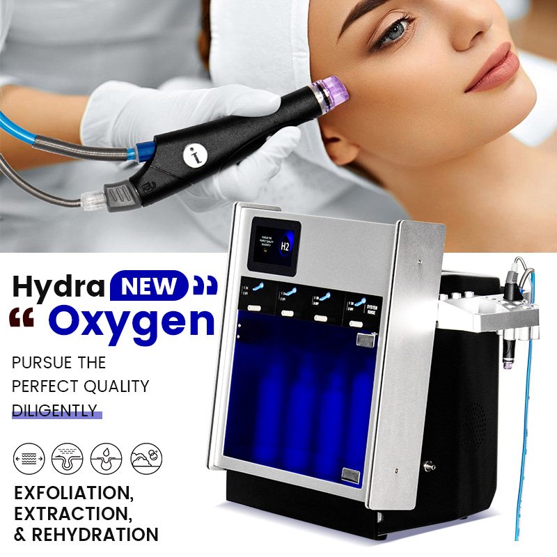 Multifunctional Hydra Peel Oxygen Bubble Machine Home Use Beauty Facial Equipment Skin Tightening Rejuvenation UK/EU/US/CN Plugs