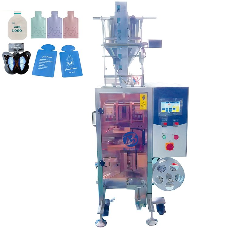 Automatic Plastic Vertical Body Lotion Paste Cream Cosmetic Filling and Packing Machine