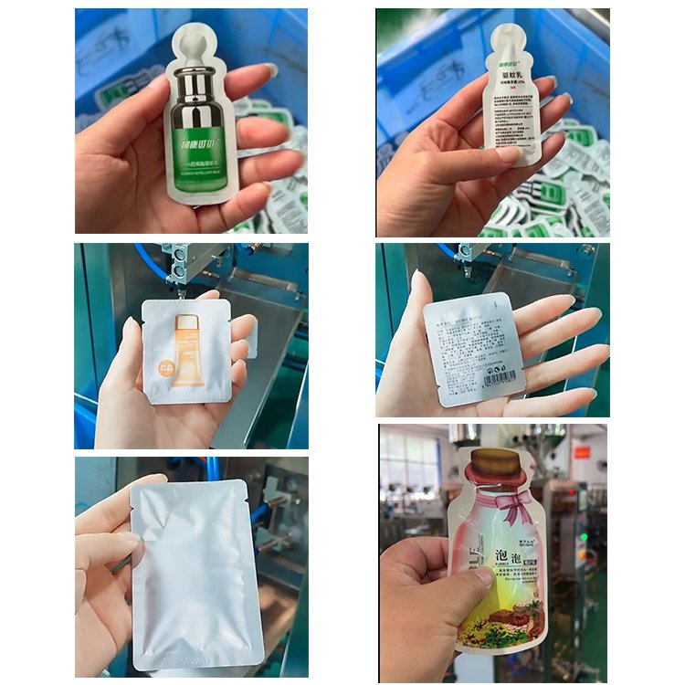 Automatic Plastic Vertical Body Lotion Paste Cream Cosmetic Filling and Packing Machine