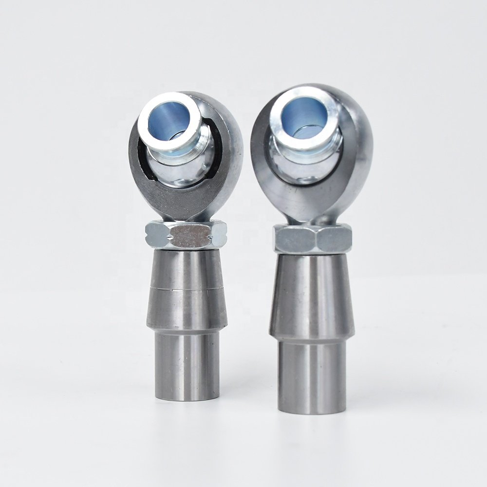 Heavy duty Steel Rod End Bearing 1/2 Inch RH male Heim Joint Rod Ends with Nut tube adapter HIGH MISALIGNMENT SPACER