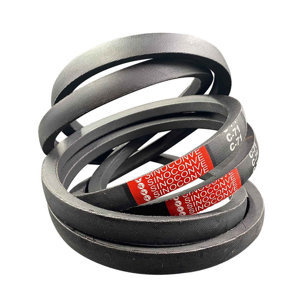 Heavy-Duty Rubber Transmission Wrapped V Belt for Industrial Machinery