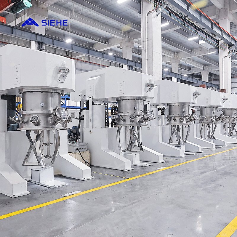 Silicone Sealant Production Line With Powders Auto Batching High Viscosity Adhesive Planetary Mixer Production Line