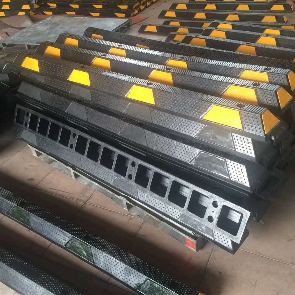 6' Clear Line Rubber Parking Blocks Roadway Products