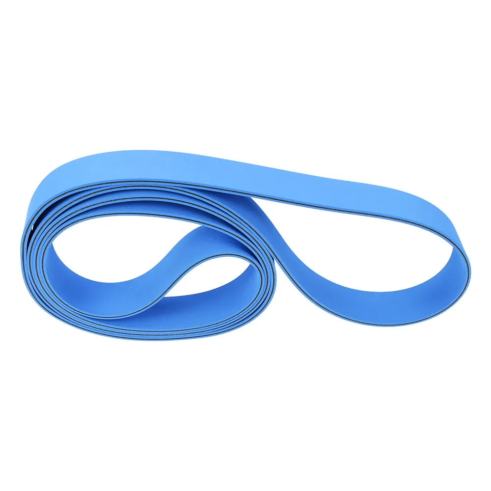 excellent reversed bending properties friction belt double blue nylon sandwich feed belts transmission flat belts
