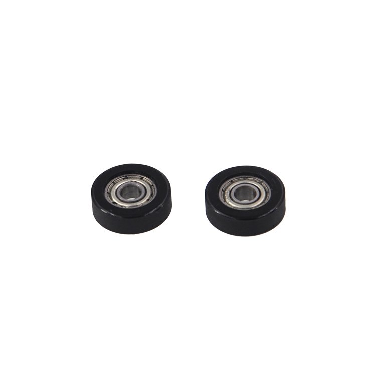 PU wheel rollers PU60416-5 4x16x5 polyurethane plastic rollers wheel with bearings