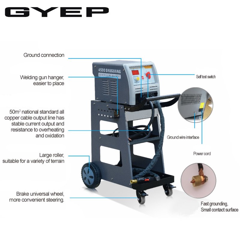 Hot Sale SG-7500 Standard Body Repair Machine Spot Welder With Dent Puller for Steel Body Repair