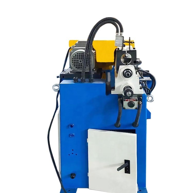 Single Head Automatic Feed Hex Bolt Chamfering Machine For Threaded Rod End Finishing Deburring