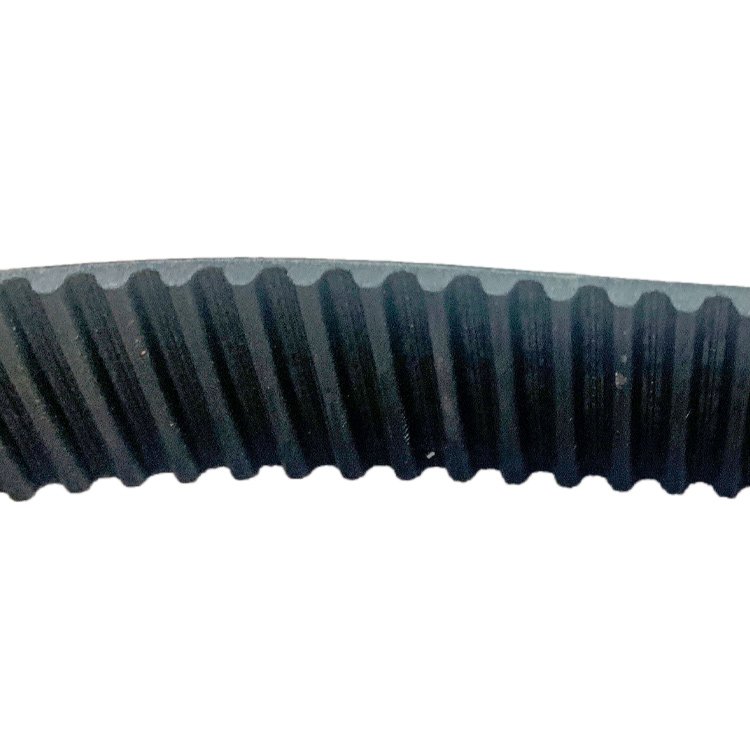 Cost effective flat drive timing belt black PU material transmission belt