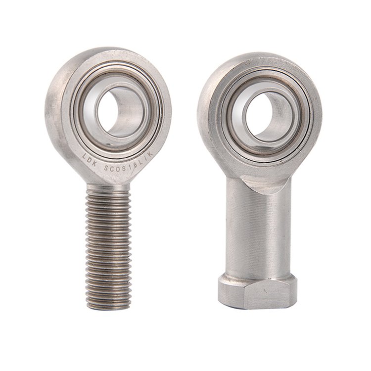 LDK SCOS22 Ball Joint Bearing Male Thread Maintenance-Free Stainless Steel Rod Ends For Go Karting