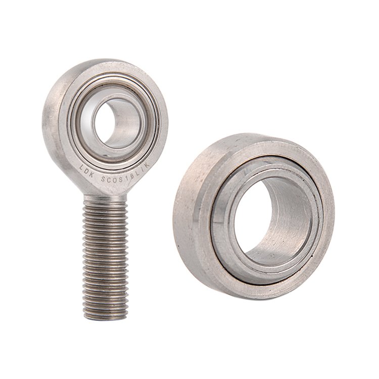 LDK SCOS22 Ball Joint Bearing Male Thread Maintenance-Free Stainless Steel Rod Ends For Go Karting