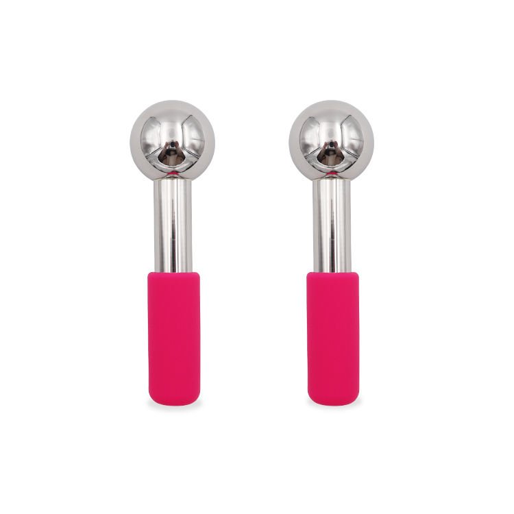 2024 Beauty Ice Globes Cool Massager Set for Face Neck & Body Sunburn Repair Anti-Allergic Roller Ice Hockey