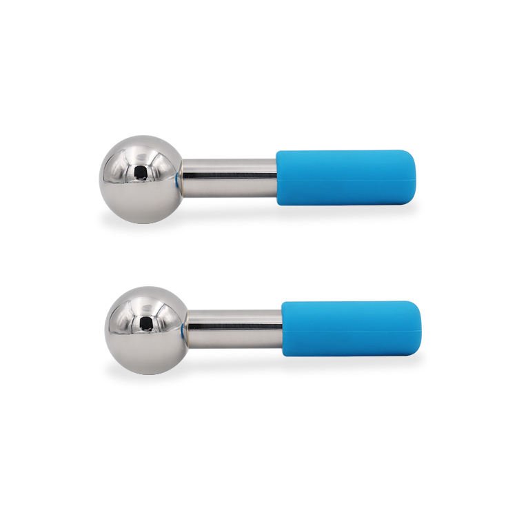 2024 Beauty Ice Globes Cool Massager Set for Face Neck & Body Sunburn Repair Anti-Allergic Roller Ice Hockey