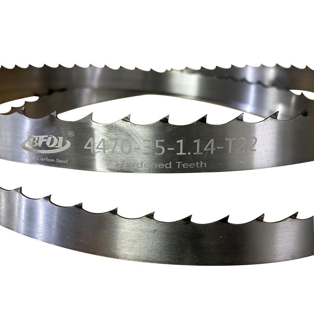 Space Saving Bandsaw Blade Custom Width C75s Bandsaw Blades for small wood processing