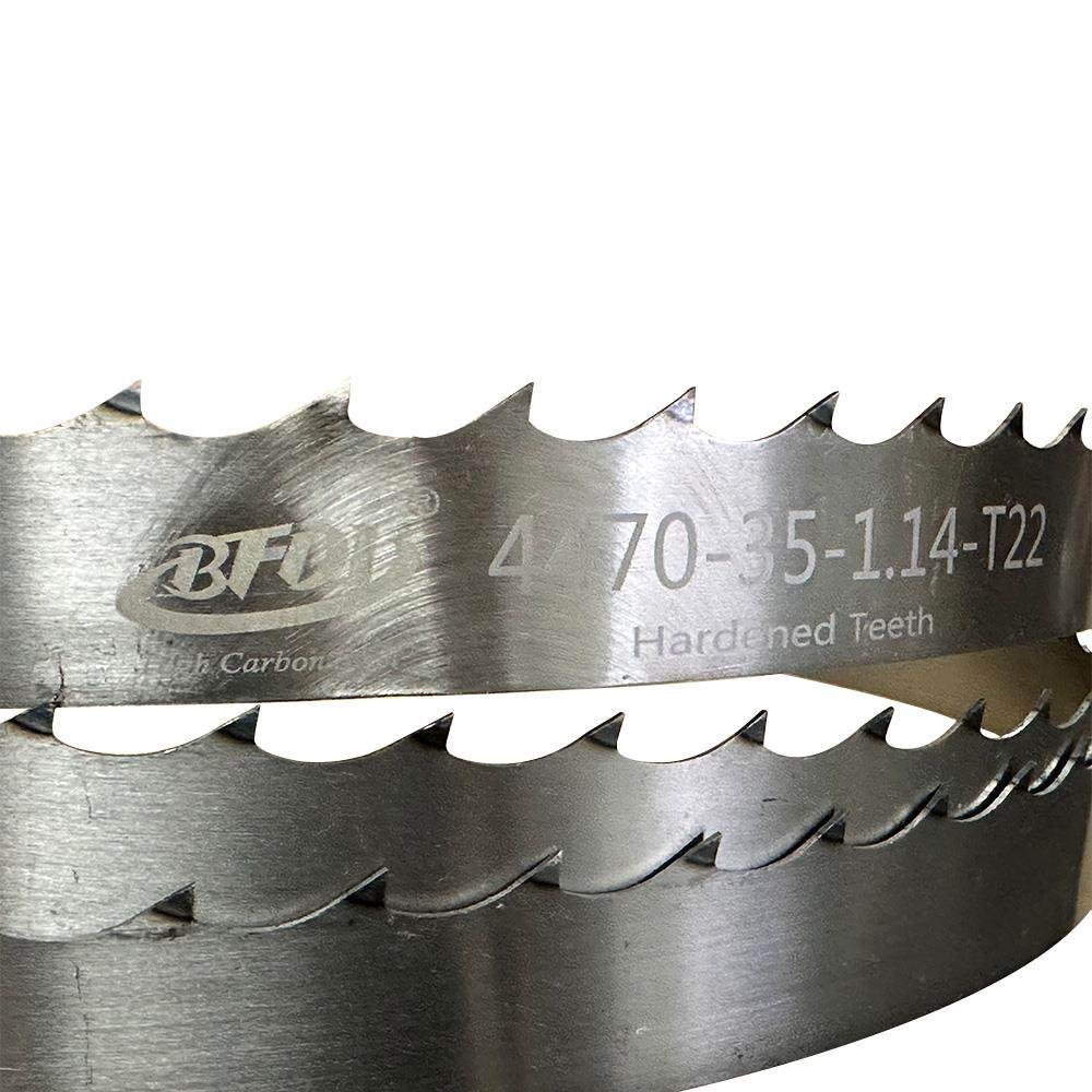 Space Saving Bandsaw Blade Custom Width C75s Bandsaw Blades for small wood processing