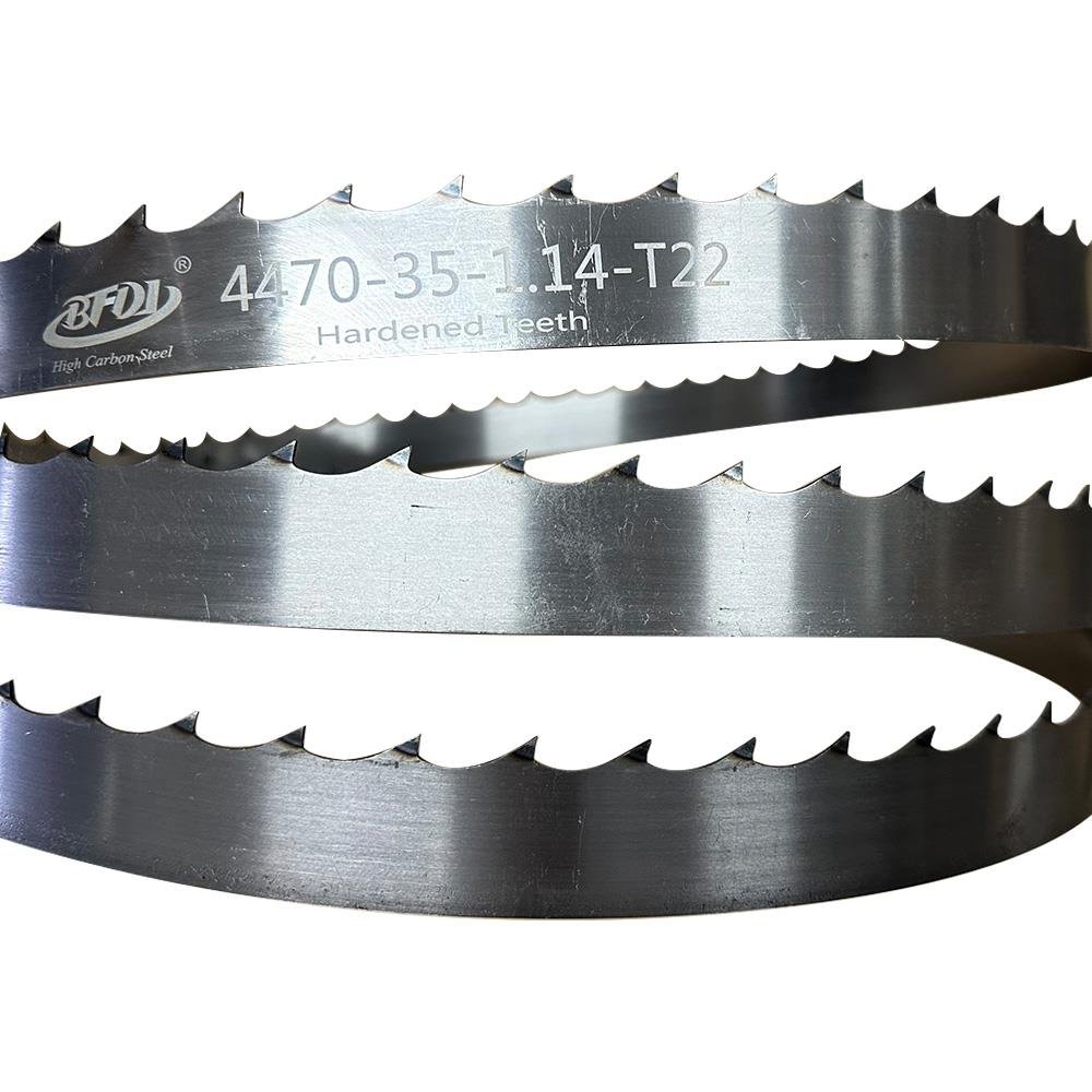Space Saving Bandsaw Blade Custom Width C75s Bandsaw Blades for small wood processing